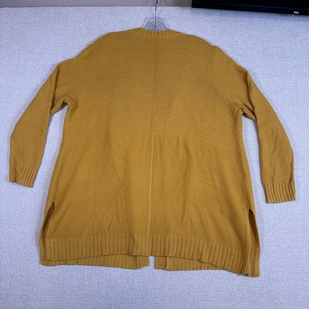 NWT Marled Reunited Clothing Open Front Caramel Gold Cardigan Sweater 1X - Picture 10 of 11